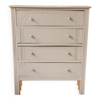 Vintage art deco chest of drawers