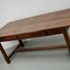 Rustic Dining Table in Oak and Elm from the Early 20th Century