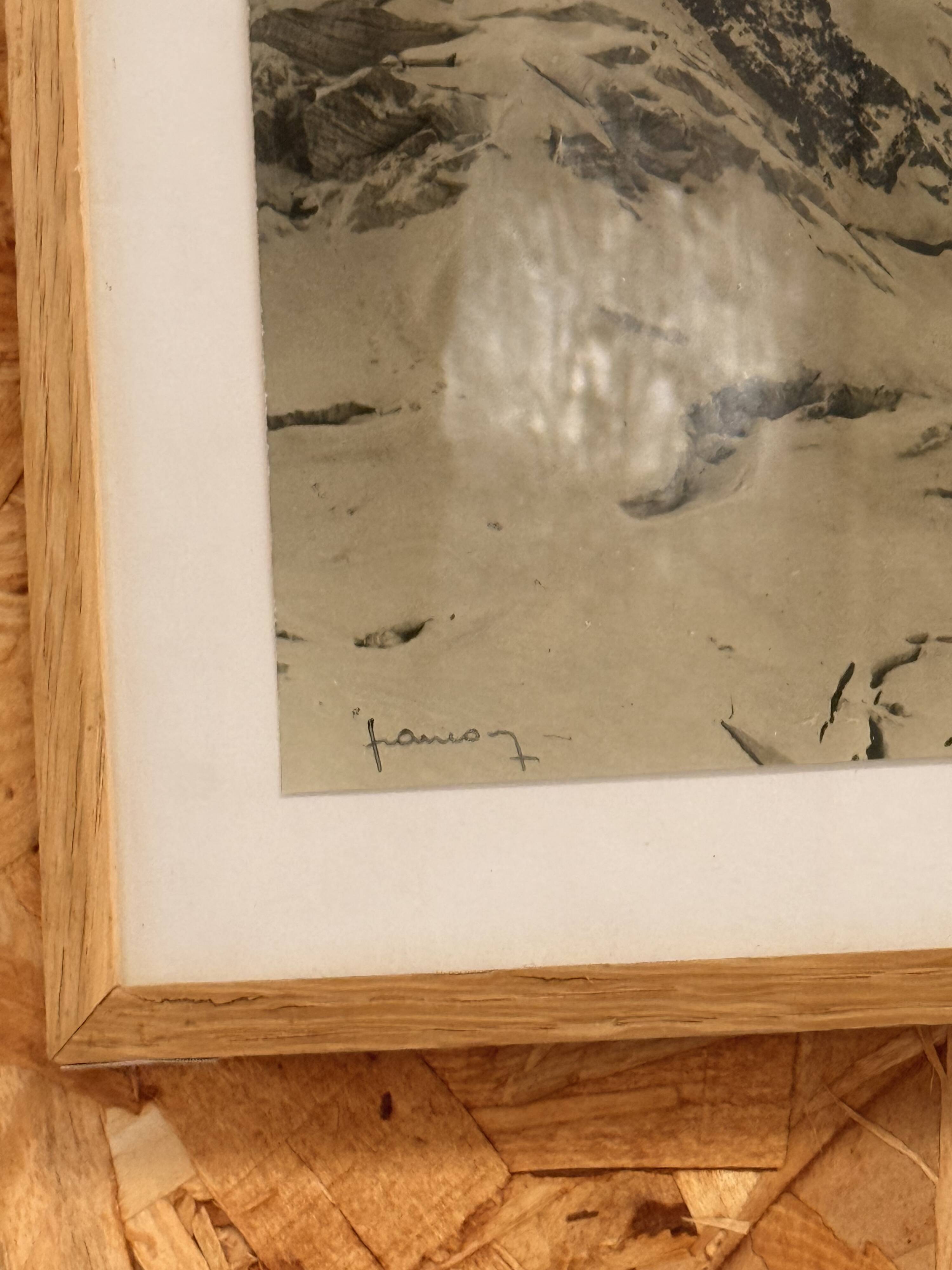Photographic reproduction Tairraz – Framed alpine landscape