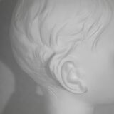 Children's bust in biscuit of limoges – early twentieth century