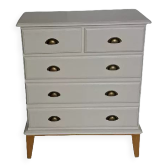Rød Sødgren chest of drawers white