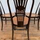Lot 4 chairs bistrot wood curve stamp tuna and decor seat art nouveau