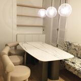 Gullwing design table by Gabriele and Oscar Buratti for Lema, made in Italy