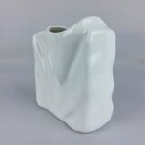 Vase blanc porcelaine Eschenbach 1980