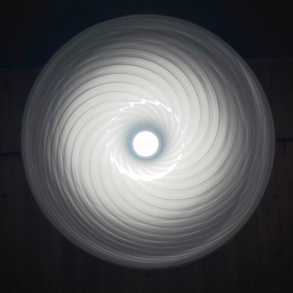 Murano glass pendant lamp Tourbillon by Vetri Murano, Italy, 1970s