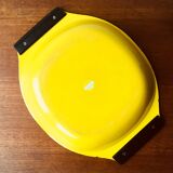 Large Vintage Cathrineholm Enamel bowl / dish / Roasting pan, Mid Century Enamel Cookware