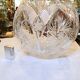 Vintage Bohemian crystal large vase
