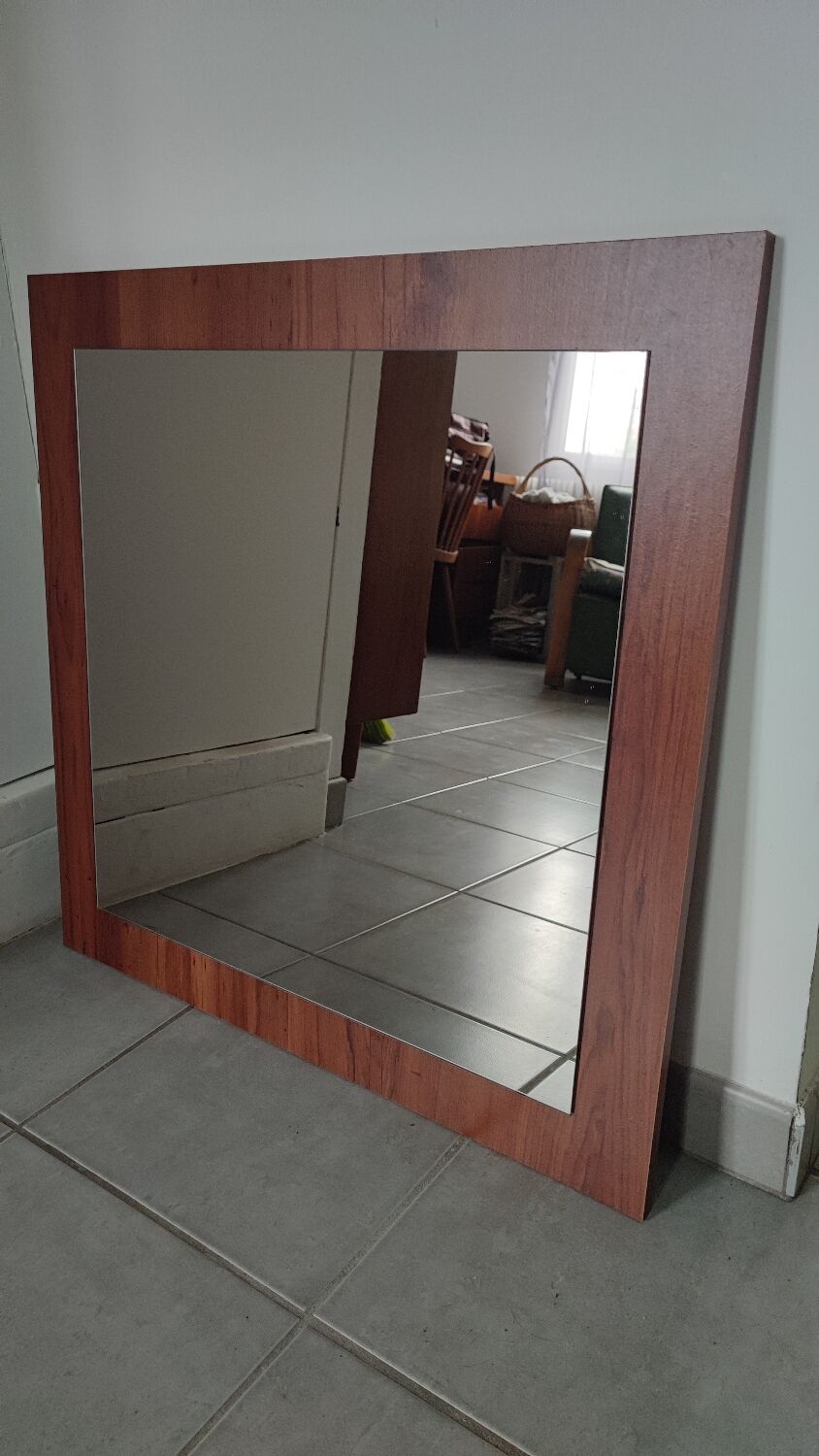 1970s Scandinavian style mirror