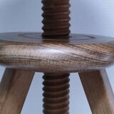 oak workshop patina stool