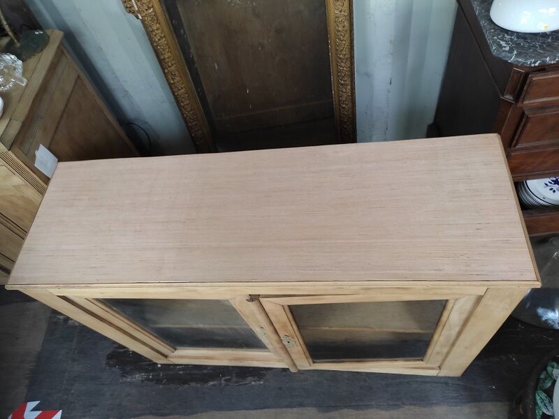 Buffet glazed solid wood Aérogommé antique