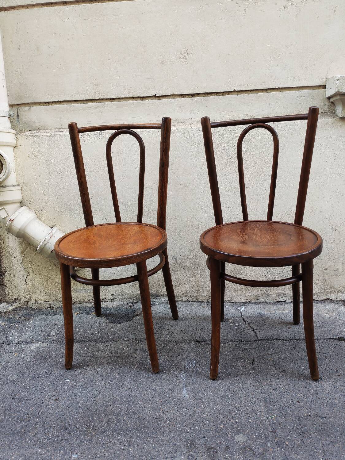 Paire de chaises bistrot 