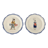 2 assiettes du Bicentenaire de la Révolution