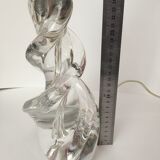 Sèvres crystal lamp base from the 1950s