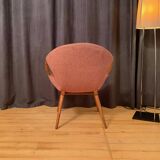Fauteuil unique dans le style de Miroslav Navratil, Tchécoslovaquie, années 1950/1960