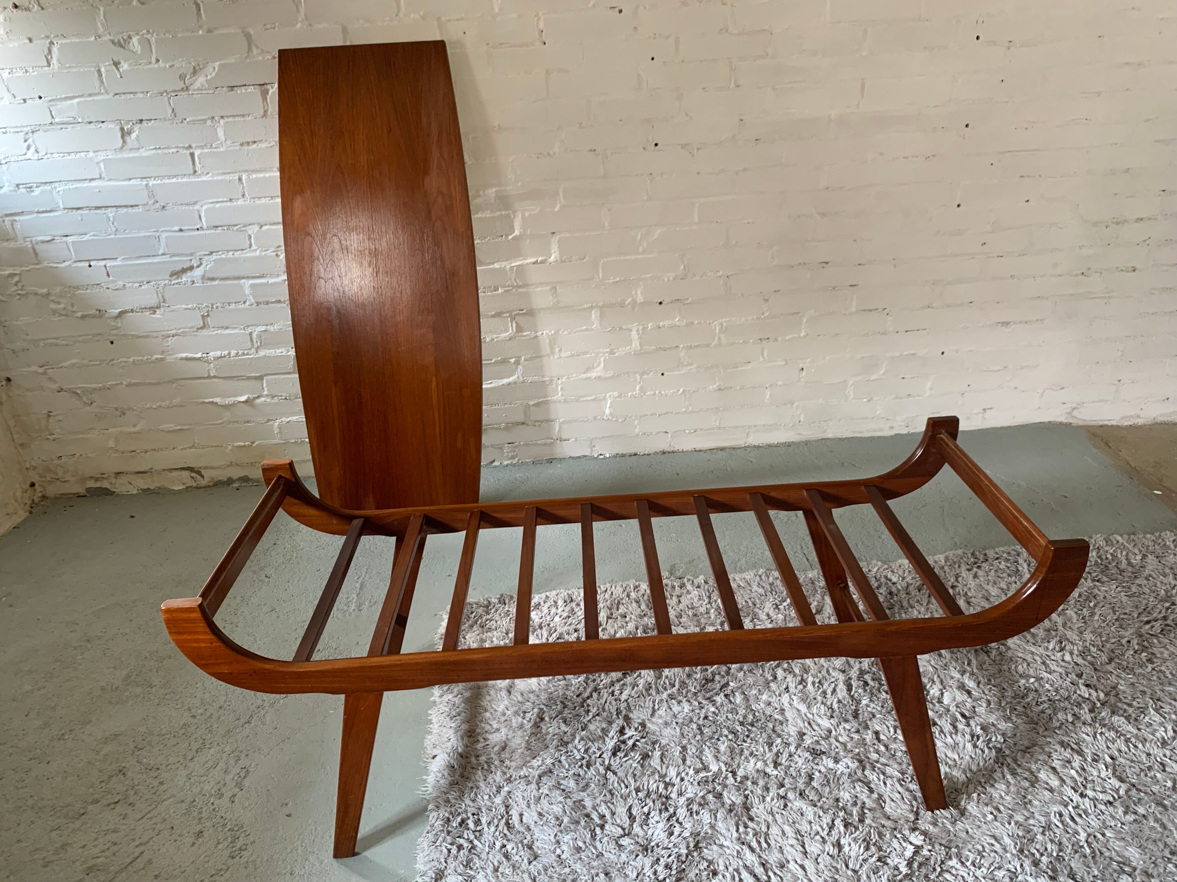 Louis Van Teeffelen teak coffee table 1960