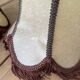 Stretched leather lampshade