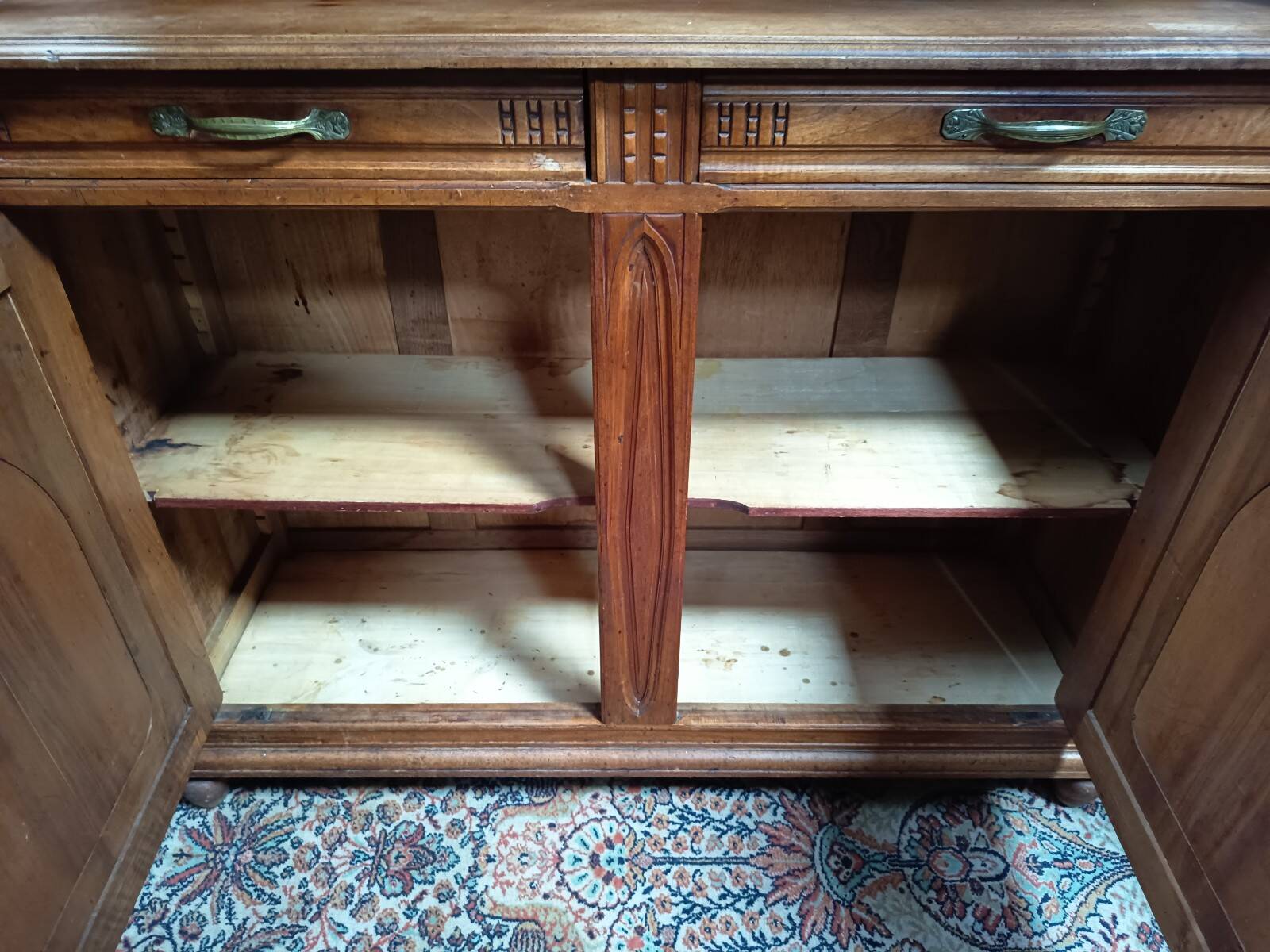 Art Deco walnut sideboard