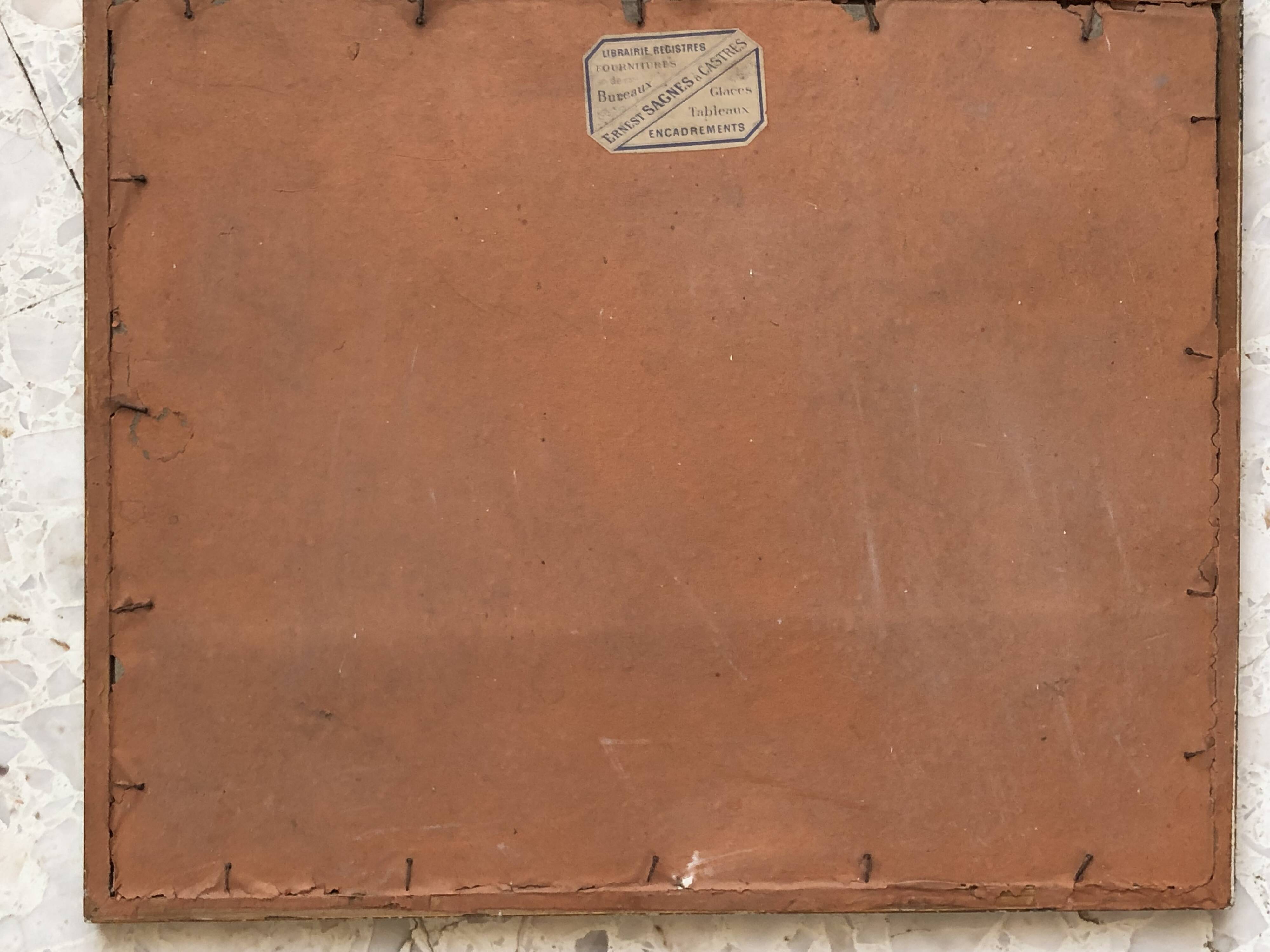 Drawing 1900 lead pencil still life hunting painting game trophy, signed jm, hunter