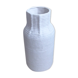 Vase en céramique habillage coton