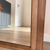 Large antique carved wooden mirror – Louis XV style – 140 x 90 cm