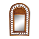 Miroir bambou vintage 35x55cm