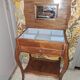 Side desk, Creative leisure table in varnished blond wood 1920
