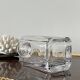 Crystal carafe and 4 glasses Daum France.