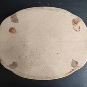 Antique serving plate, or "jardinière" from the faience of La Rochelle, 18th