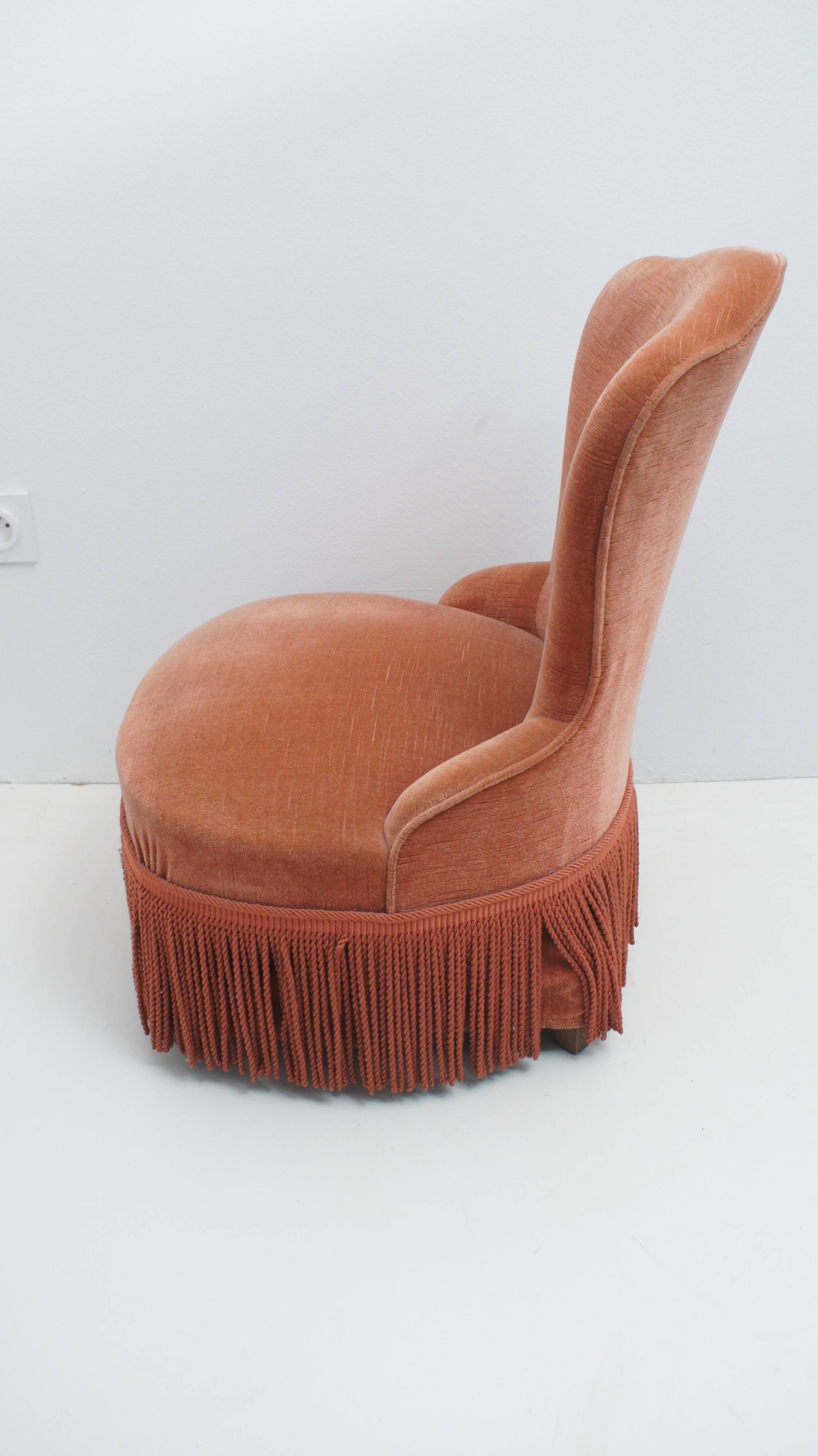 Fauteuil crapaud vintage