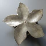 Flower  brass candlestick 1970