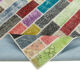 Tapis de patchwork turc contemporain tissé à la main 172 cm x 230 cm Multicolor Patchwork