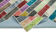 Handwoven turkish contemporary 172 cm x 230 cm multicolor patchwork rug