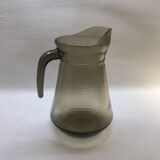 Carafe de cantine en verre ambré