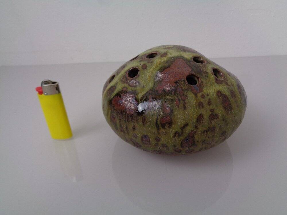 Danish Studio Ceramic Vase, 1960s