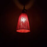 Apply vintage sisal rope Temde Leuchten 70s