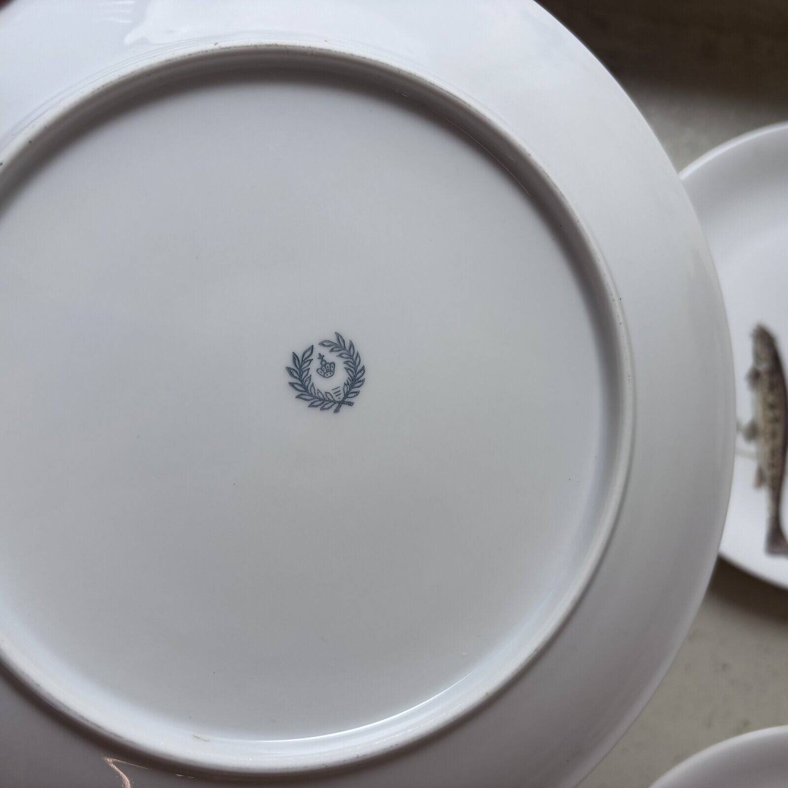 Service à poisson en porcelaine