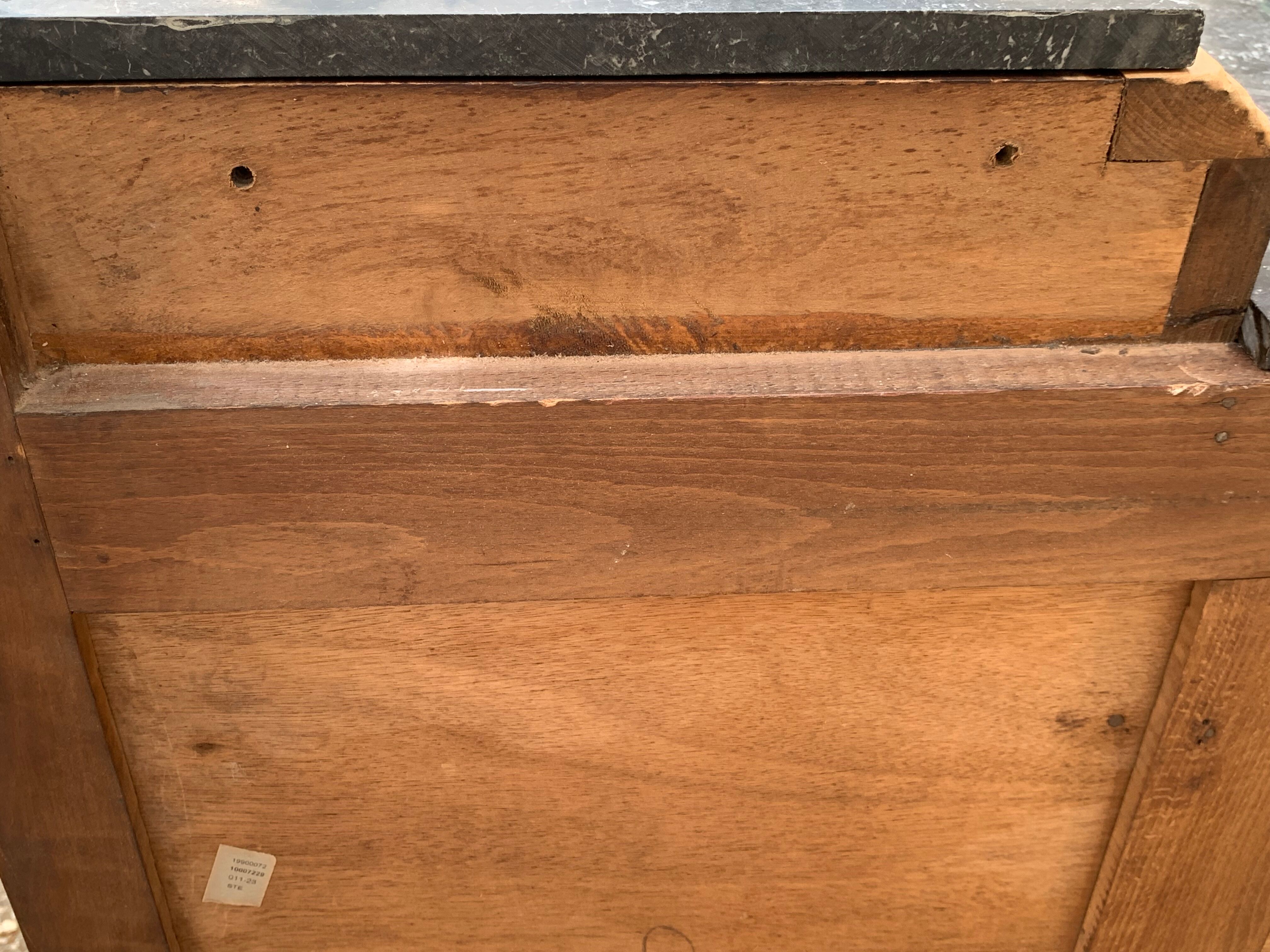 Parisian art deco buffet walnut brut massive 1920