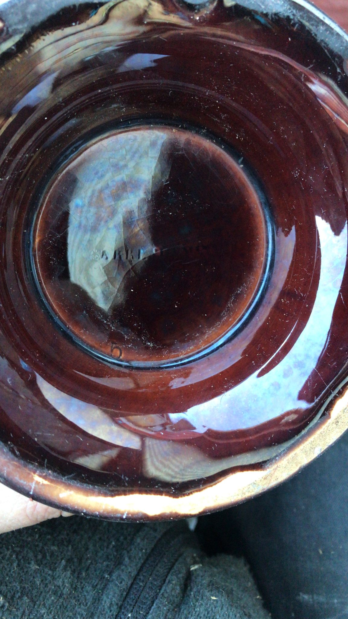 Salad bowl sarreguemines
