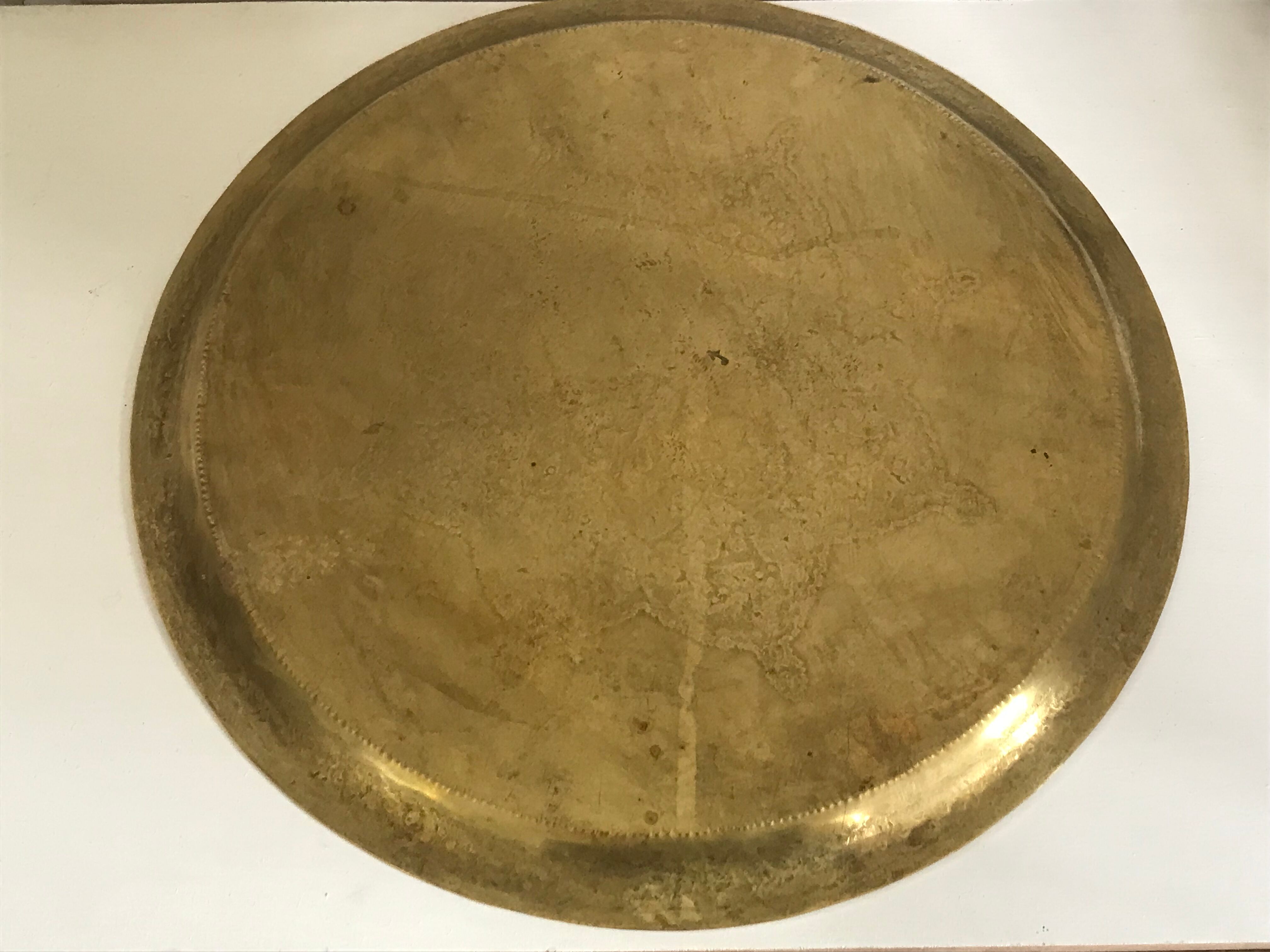 Brass tray