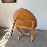 Oval coffee table beech 1980 Aalto Ikea