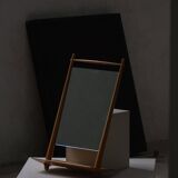 Mid-century Scandinavian floor mirror in wood, 1950–1960