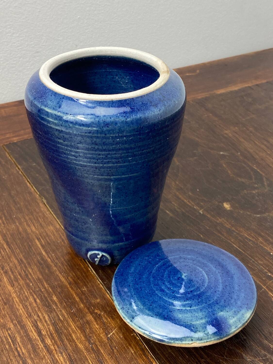 Glazed ceramic candy dish