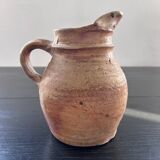 Raw stoneware pitcher