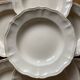 Set de 8 assiettes creuse "Ivoire à godrons" Digoin Sarreguemines