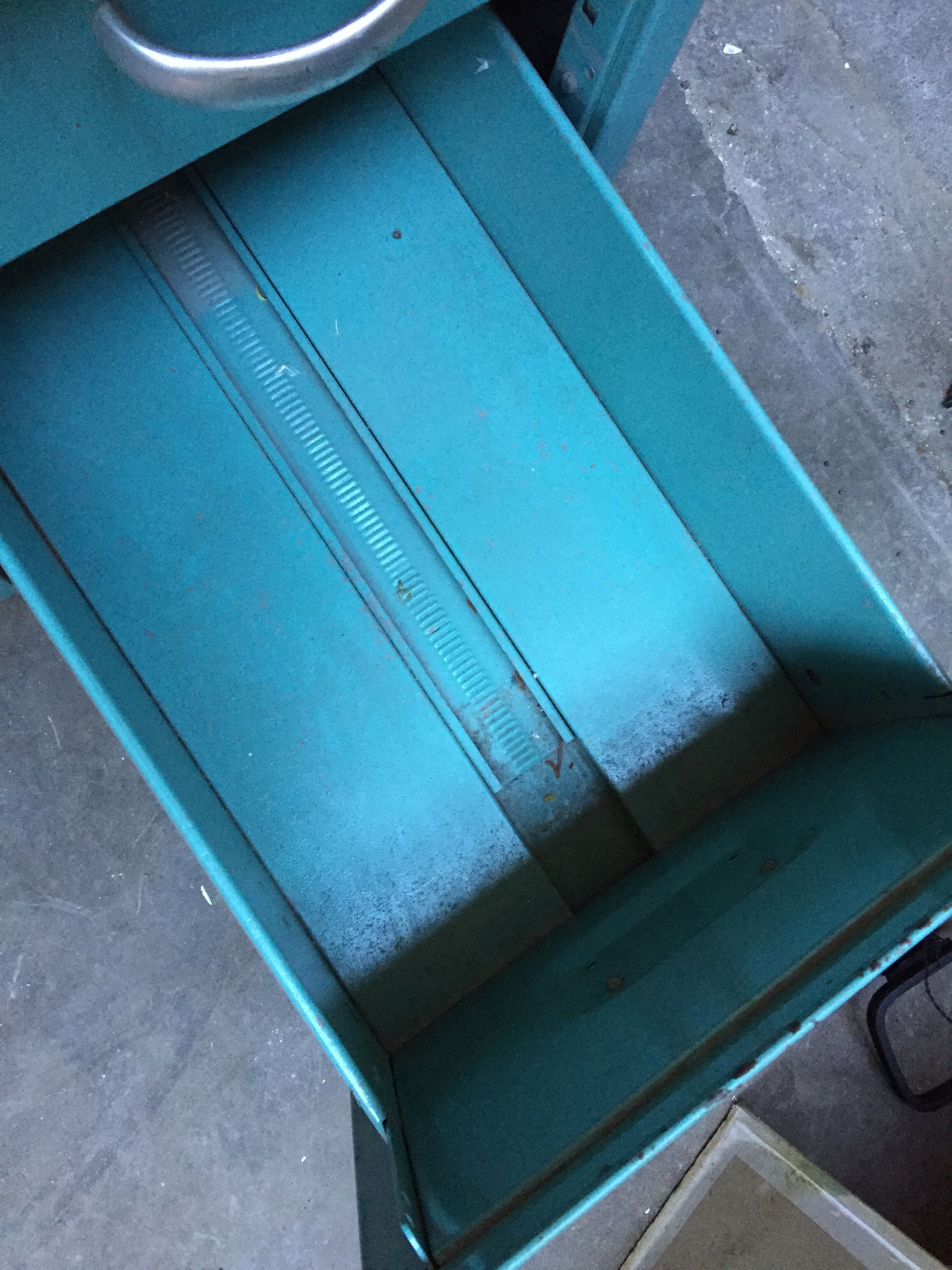 Desk of industrial workshop