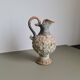 Brutalist terracotta pitcher vase signed / 1970 / ceramic / vintage