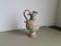 Brutalist terracotta pitcher vase signed / 1970 / ceramic / vintage