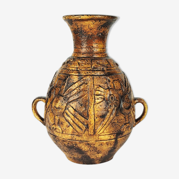 Aztec decoration vase of Jasba 1960 - Keramik