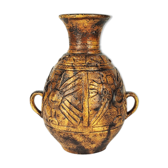 Aztec decoration vase of Jasba 1960 - Keramik