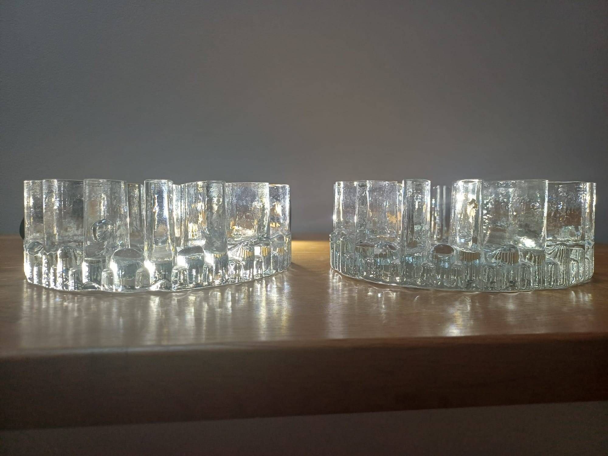 Pair of candle warmers, Bel Mondo candlesticks Georgshütte
